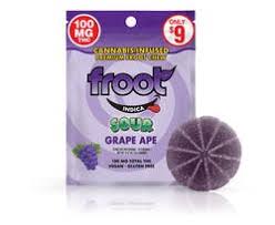 Froot - 100mg Gummies - Sour Grape